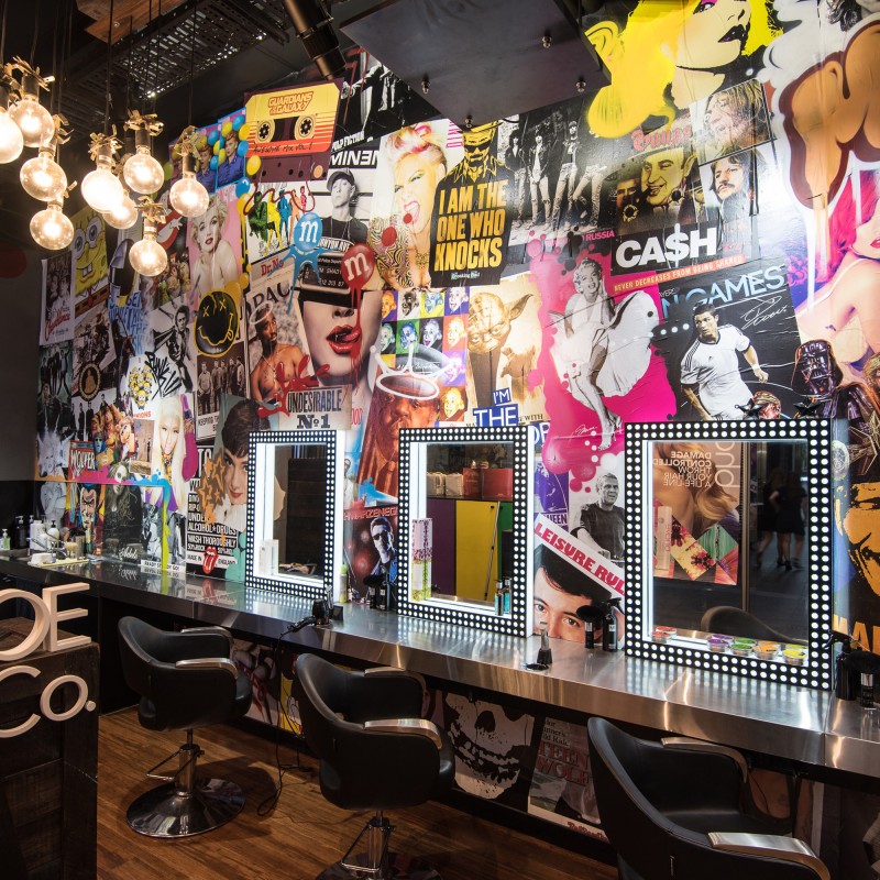 Basalt_Studio_Interior_Design_Designer_Architecture_Sydney_Shopping_Centre_Retail_Shops_Store_World_Square_Hair_Salon_Hairdresser_Barber_Moe_Co_Graffiti