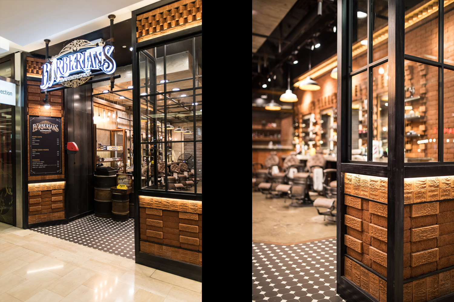 Basalt_Studio_Interior_Design_Designer_Architecture_Sydney_Shopping_Centre_Retail_Shops_Barbershop_Barberians_Bondi_Junction_Westfield